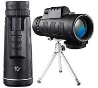 Binoculars for Adults Monocular Telescopes - 40x60 High Power HD Monocular Eyepiece with Smartphone Tripod & Mount Adapter & BAK4 Prism FMC for Target Shooting, Bird Watching, Wildlife Scenery