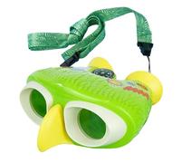 Binoculars for Camping Telescope - Binoculars for - Owl Shape Binoculars, High Resolution Lanyard Compass 5×25 for 3-8 Years, Bird Watching, Camping, Exp
