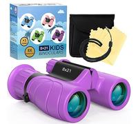 Binoculars for Children, 8 x 21 Binoculars Small Binoculars Small for Adults and Children HD Field Glasses Including Bird Watching Hiking Sightseeing and Sports Birthday Easter Gifts