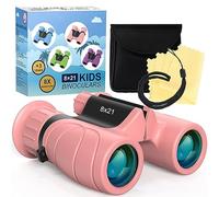 Binoculars for Children, 8 x 21 Binoculars Small Waterproof Binoculars Small for Adults and Children, HD Trailer Includes Bag, Bird Watching, Hiking, Sightseeing, Wildlife and Sports