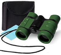 Binoculars for Kids,Kid Binoculars Outdoor Exploration Kit Age 3-12,Compact Shockproof Binoculars Kids,Toddler Binoculars Nature Game Telescope for Bird Watching,Hiking,Camping,Travel,Learning (Green)