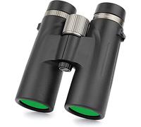 Binoculars,High Magnification High-Definition Low Light Level Night Vision Travel Photo Metal Focusing Telescope (Color : Black, Size : 12x42)