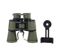 Binoculars Long Range 10x50 Binoculars FMC Coated BAK4 Prism IPX4 Waterproof Telescope Lightweight Portable Gear For Camping Hiking(GREEN SET)
