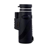binoculars Monoculars Telescope 40x60 Zoom Monocular Telescope Waterproof Monocular Scope For Sporting Events Concerts Wildlife Hunting Fishing Travelling (Color : Black)