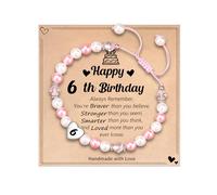 Binoster 6 Year Old Gifts for Girls Birthday Presents Kawaii Bracelets Cool Teenage Girls Gifts for Daughter Sister Friends Granddaughter Niece 6th Birthday Decorations Top Cute Girl Gift