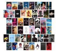 BinPhorm Album Cover Aesthetic Pictures Wall Collage,50 PCS Musical Theatre Wall Collage Kit Art Posters Indie Room Decor Aesthetic Picture for Wall Decoration for Room Bedroom Aesthetic