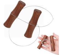 BinPhorm Cheese Wire, Premium Clay Cutter Tool Stainless Steel Twisted Wire & Wooden Handle for Clay Pottery Cheese Manual Soap Cutter for Dough Ceramics Art Sculptures