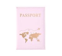 BinPhorm Passport Holder,PU Leather Passport Cover Portable Map Passport Holder Wallet Case Organiser Universal Passport Cover for Credit Cards Cash Boarding Passes