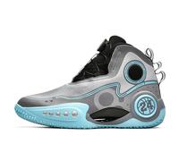 BINQER Men's Basketball Shoes for Outdoor Sports Training with Ankle Support and Anti Slip Cushioning(Grey,6 UK)