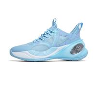 BINQER Men's Basketball Training High Top Woven Sports Shoes(Blue,7.5 UK)