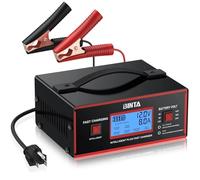 BINTA Battery Charger 6/8/12/14/16/24V Lead Acid Fully Automatic Battery Maintainer, Smart Car Trickle Charger 0-10A Automotive with Cable Clamps for Truck SUV Motorcycle Lawn Mower Marine Batteries
