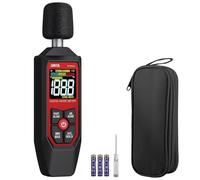 BINTA Decibel Meter, Digital Sound Level Meter with A/C Weighted, Portable SPL Tester 30-130dB Noise Measure with Backlit LCD Display, Max/Min, dB/SONE Unit, Data Hold for Home Office Factory Neighbor