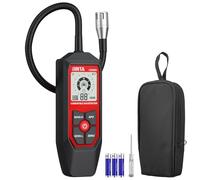 BINTA Natural Gas Detector with 18.5-Inch Gooseneck, Portable Gas Leak Detector with Audible & Visual Alarms, Locating Propane, Natural Gas, Combustible Gas Leak for Home, RV, HVAC