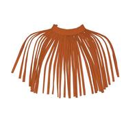 BintaRealWax African necklaces for women tassel shoulder necklaces ladies Halloween party jewelry, Polyester, fabric