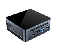 Binxarn MN55 Mini PC AMD Ryzen 5 5500U(6C/12T, up to 4.0 GHz), Mini Desktop Computer 16GB DDR4-3200M RAM 512GB PCIe SSD, Small Micro Desktop PC Support Wifi6 / BT5.2 / Dual HD, Type-C, USB3.0