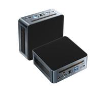 Binxarn MN56 Mini PC AMD Ryzen 5 5600H(6C/12T, up to 4.2 GHz), 16GB RAM 512GB PCIe3.0 Fast SSD Storage, Support Wi-Fi 6/ BT5.2 Dual HD, Small Micro Desktop Computer, Type-C, USB3.0,for Home Office