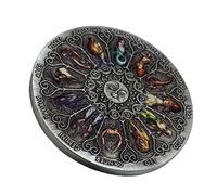 BinZhiYuan Commemorative Coin Colourful Collectible Coin Unique Souvenir Coin for Collect and Home Decoration