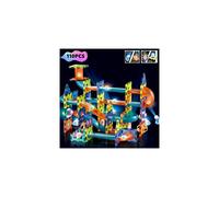 BINZKBB Magnetic Tiles Building Blocks 110PC Toys Set For Kids, 3D Clear STEM Construction Toys, Magnetic Marble Run Creativity Educational Toys for A