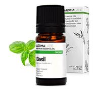 BIO - Basil Essential Oil - 5mL - 100% Pure, Natural, Chemotyped and AB Certified - AROMA LABS (French Brand)
