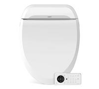 Bio Bidet USPA PRO Elongated Bidet Toilet Seat, Adjustable Warm Water, White