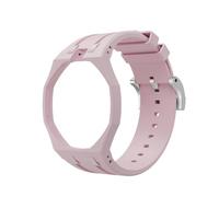 Bio Ceramic Silicone Integrated Watch Case Strap for Swatch x Royal Pop