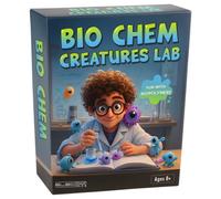 Bio Chem Creatures Lab Educational Science Kit For Kids Explore Biopolymers Hands-On STEM Chemistry Experiments Colourful Design Complete With Test Tubes Materials Instructions