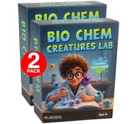 Bio Chem Creatures Lab Science Kits for Kids Educational Chemistry Set for Biopolymer Experiments Hands-On STEM Toy for Curious Children Encourage Learning 2 Pack