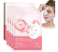 Bio Collagen Face Mask 4pcs, Collagen Sheet Mask, Bio Collagen Face Mask Overnight, Deep Hydration & Firming Collagen Mask, Face Mask Hydrating, Reduce Fine Lines & Wrinkles, Pore Minimizing