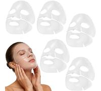 Bio Collagen Face Mask, 5pcs Hydration Overnight Face Mask, Hydrogel Masks for Real Deep Hydrating Skin Glow Elasticity Firming, Korean Skincare