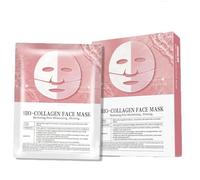 Bio Collagen Mask, Bio-Collagen Face Real Deep Mask for Firming & Hydrating, Korean Overnight Hydrogel Masks with Hyaluronic Acid, for Improve Skin Elasticity (5Pcs)