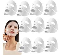 Bio-Collagen Real Deep Mask, Collagen Mask for Face, Collagen Reverse Film Volume Peel off Mask, Bio Collagen Face Mask, Pure Collagen Films, Hydrating Anti-Wrinkle Lifting Peel off Mask (10 Pcs)