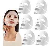 Bio-Collagen Real Deep Mask - Hydrating Overnight Mask,Collagen Mask for Face, Collagen Reverse Film Volume Peel off Mask, Bio Collagen Face Mask, Pure Collagen Films (6pcs)
