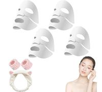 Bio-Collagen Real Deep Mask, Skinqueen Bio-Collagen Real Deep Mask, Bio Collagen Face Mask, Collagen Deep Mask, Collagen Reverse Film Volume Peel off Mask Films Face Mask (4pcs)