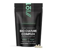 Bio Culture Complex 60 Billion CFU - 20 Live Bacterial Cultures - 60 Vegan Capsules for Women & Men - Lactobacillus Acidophilus, Gasseri, Rhamnosus & Reuteri - By Alpha01