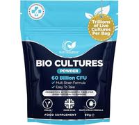 BIO Cultures Complex Probiotics - Fibre Powder - Pre and Probiotics for Gut Health | 9 Strain- 60 Billion CFU Fibre Supplement for Men & Women | Gut Health Supplements Vegan,Gluten Free | 90 Servings