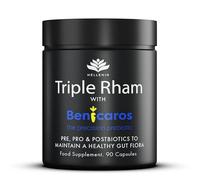 Bio Cultures Complex - Probiotics, Prebiotics & Postbiotics | Triple Rhamnosus with Benicaros ® - 90 Capsules | Maintains a Healthy Gut Flora | Suitable for Vegans | Made in The UK by Hellenia