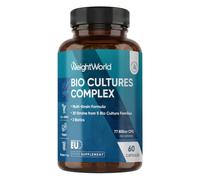 WeightWorld Bio Cultures Complex Probiotics and Prebiotics - 77 Billion CFU - 60 Capsules