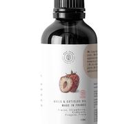 BIO Cuticle & Nail Oil - Nourishing & Repairing Care enriched with Vitamin E - Manicure - 100% Natural, Organic & Vegan - Cosmos Organic - Strawberry Flavour