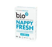 Bio-D Nappy Fresh Powder | 500g | Up to 33 Uses | Antibacterial Cloth Nappy Sanitiser & Stain Remover | Allergy UK Accredited | Fragrance Free & Hypoallergenic | Vegan & Cruelty Free