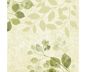 Bio Dunisoft Napkins Paisley Leaves 40X40Cm