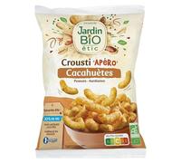 Bio Etic Garten - Crousti Aperitif Peanuts Organic - Bag of 85g for a Healthy and Crispy Appetizer - Diet and Organic Product - Pack of 4