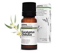 BIO - Eucalyptus GLOBULUS Essential Oil - 10mL - 100% Pure, Natural, Chemotyped and AB Certified - AROMA LABS (French Brand)