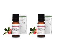 BIO - Fragrant Wintergreen Essential Oil - 10mL - 100% Pure, Natural, Chemotyped and AB/Cosmos Certified - AROMA LABS (French Brand) (Pack of 2)