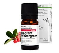 BIO - Fragrant Wintergreen Essential Oil - 5mL - 100% Pure, Natural, Chemotyped and AB/Cosmos Certified - AROMA LABS (French Brand)