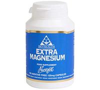 Bio-Health Extra Magnesium Food Supplement for General Health, Supports Normal Function of Nervous System, Beneficial for Bones and Muscular Function, Additive Free, 120 Capsules