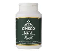 Bio-Health Ginkgo Leaf 450mg Pure Herbal Food Supplement, Supports Blood Circulation, Mental Performance and Boosts Energy Suitable for Vegetarians and Vegans, Additive Free, 120 Capsules
