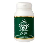 Bio-Health Ginkgo Leaf 450mg Pure Herbal Food Supplement, Supports Blood Circulation, Mental Performance and Boosts Energy Suitable for Vegetarians and Vegans, Additive Free, 120 Capsules