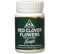 Bio-Health Red Clover 325mg, Menopause Support Herbal, 60 Capsules | Relief for Menopausal Symptoms, Supports Bone and Cardiovascular Health, Natural Herbal Formula, Additive Free