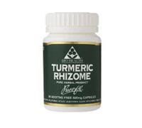 Bio Health Turmeric Rhizome - 60 x 500mg Vegicaps