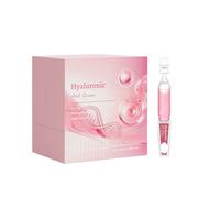 Bio-Hyaluronsäure-Anti-Aging-Serum - 30 Stück. Strafft die Haut, reduziert feine Fältchen und enthält Lachsextrakt und Peptide für eine tiefenwirksame Pflege.